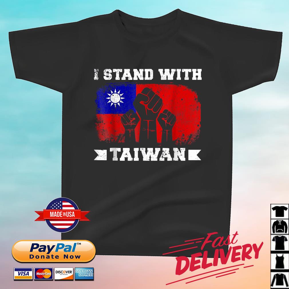 I Stand With Taiwan Support Taiwanese Flag T-Shirt