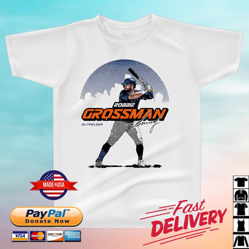 Outfielder Robbie Grossman Skyline Signature Shirt