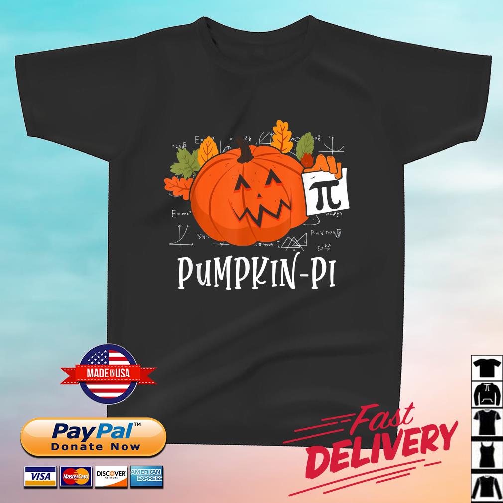 Pumpkin Pi Halloween Costume Math Day Orange Shirt