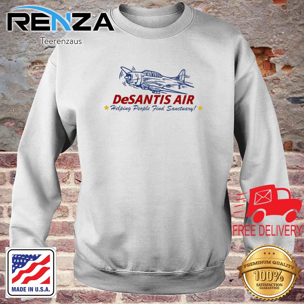 Desantis Air Helping People Find Sanctuary s teerenzaus sweater trang
