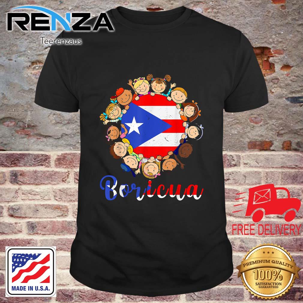Hispanic Heritage Month Puerto Rican Flag Boricua T-Shirt