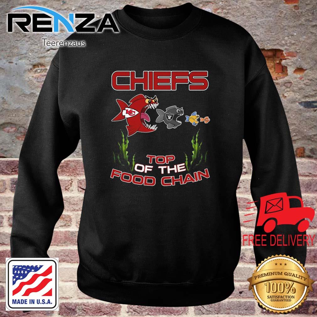 Kansas CIty Chiefs Top Of The Food Chain Shirt teerenzaus sweater den