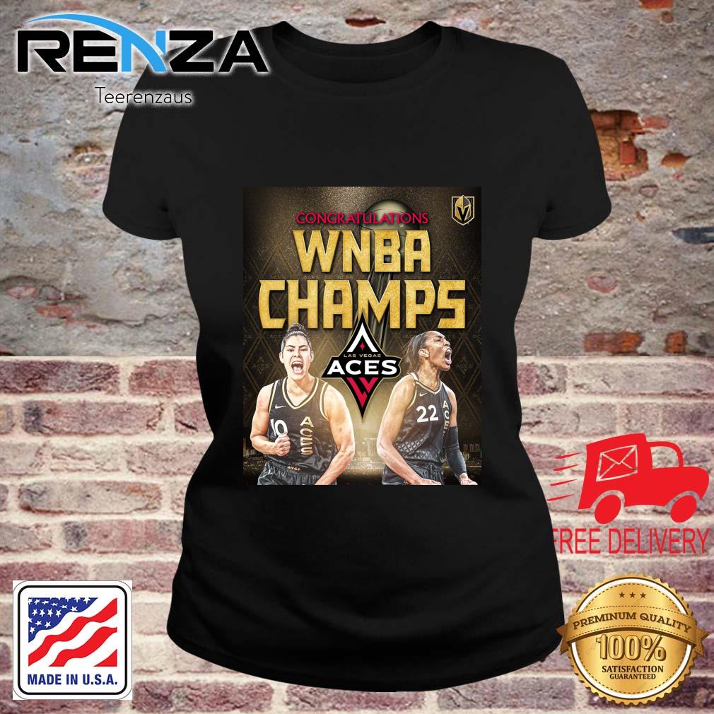 Las Vegas Aces Congratulations WNBA Champs shirts teerenzaus ladies den