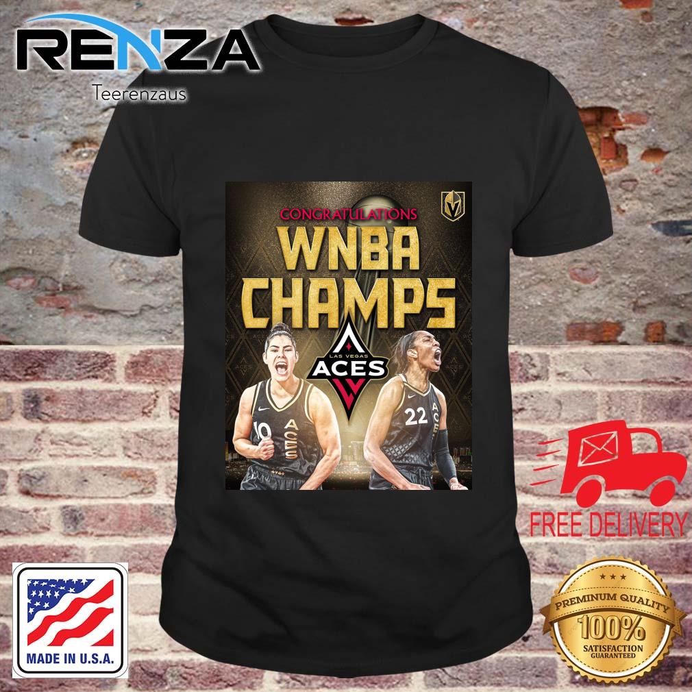Las Vegas Aces Congratulations WNBA Champs shirts teerenzaus shirt den