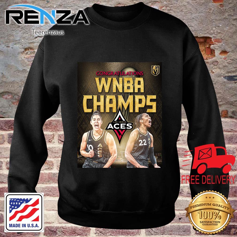 Las Vegas Aces Congratulations WNBA Champs shirts