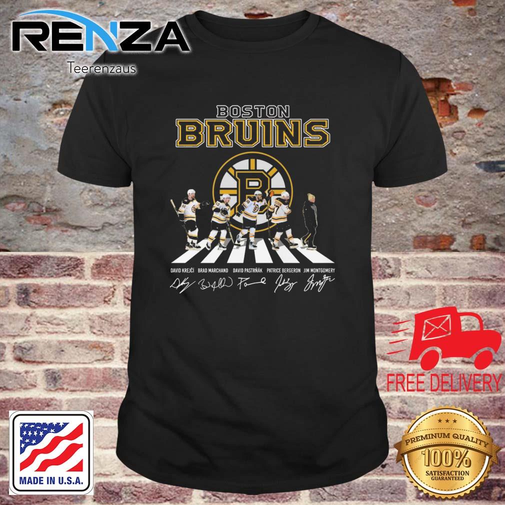 Boston Bruins Team Hockey Abbey Road Signatures shirt