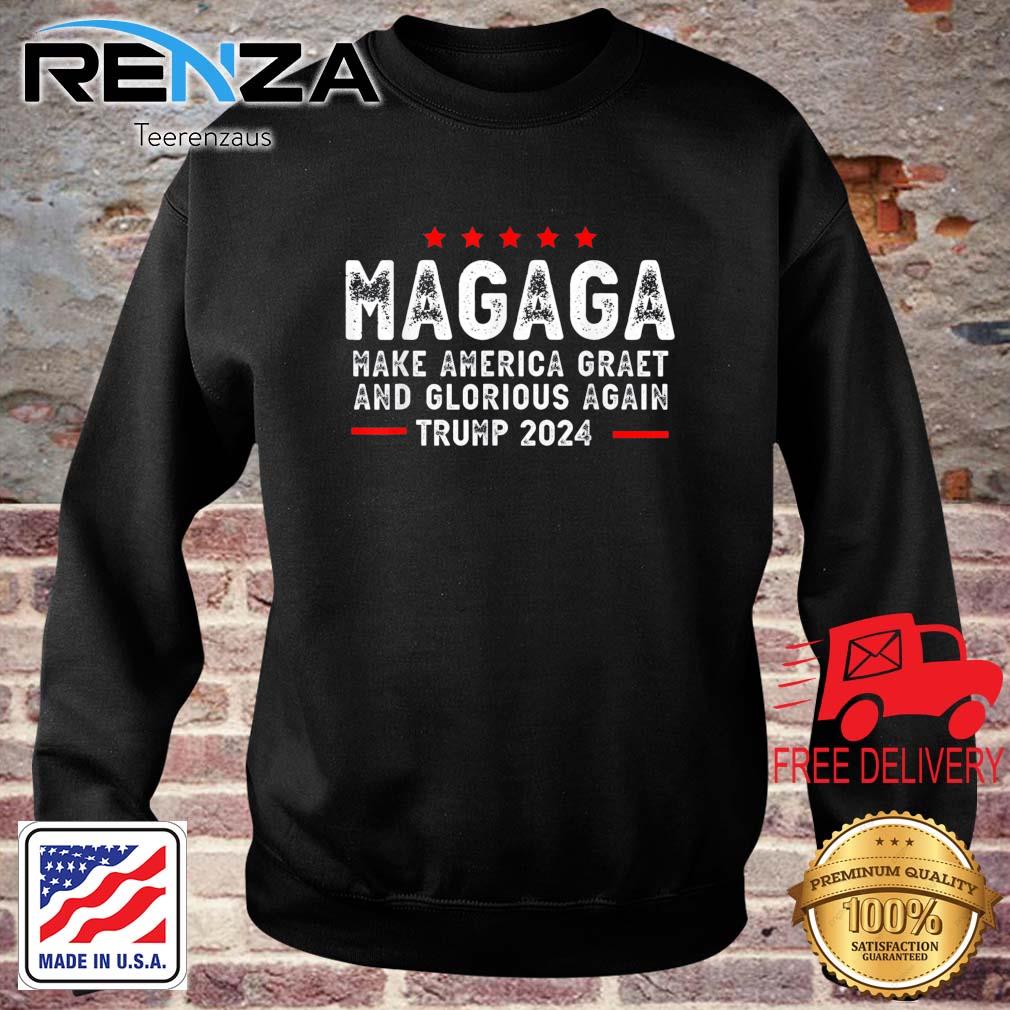 Magaga Make America Great And Glorious Again Trump 2024 s teerenzaus sweater den