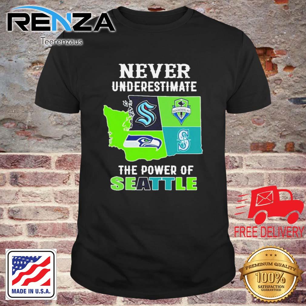 Never Underestimate The Power Of Seattle Seahawks Forever Seahawk Shirt