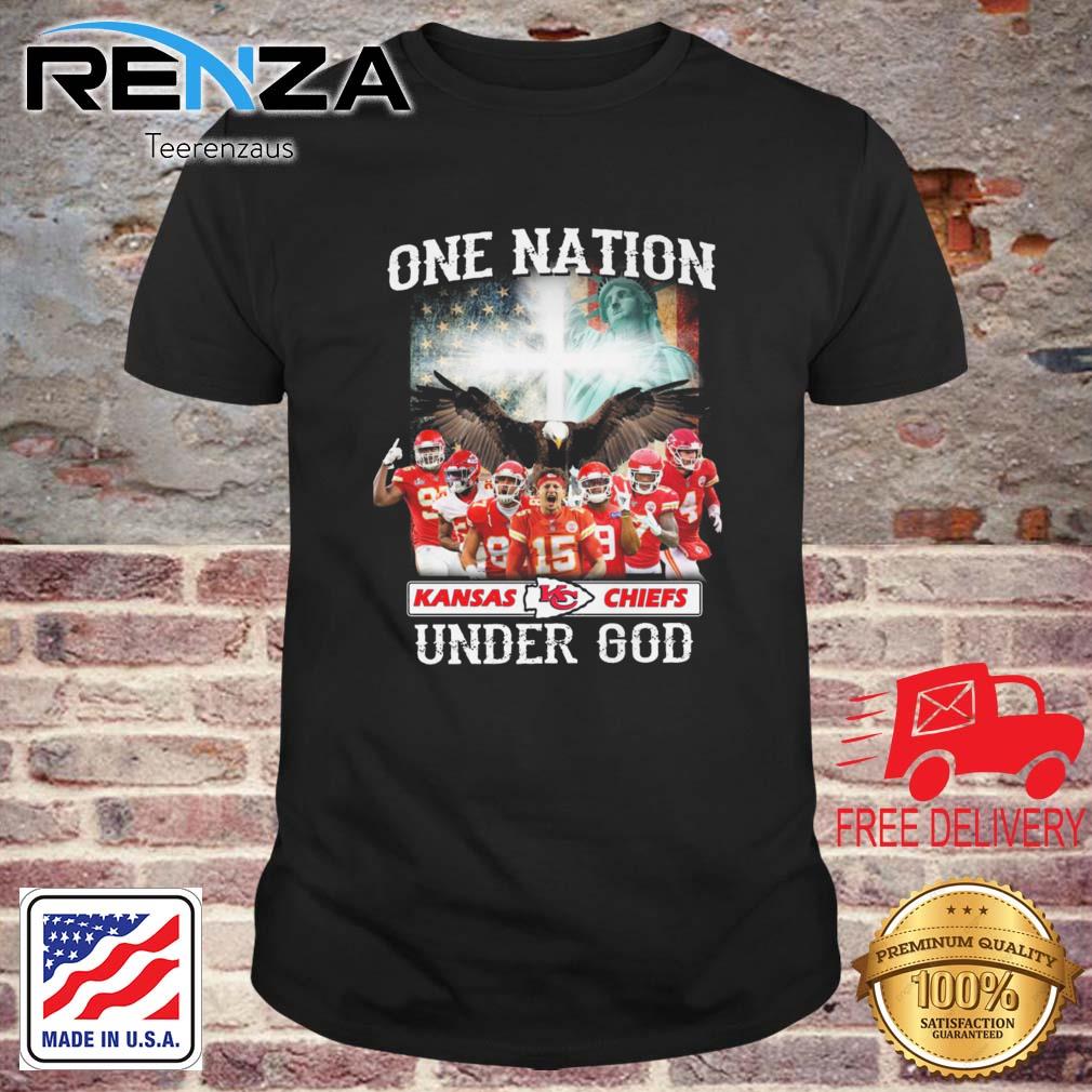 One Nation Kansas City Chiefs Under God American Flag shirt