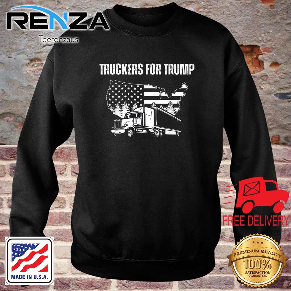 Truckers For Trump 2024 Election 2024 Republican Trucker USA Shirt teerenzaus sweater den