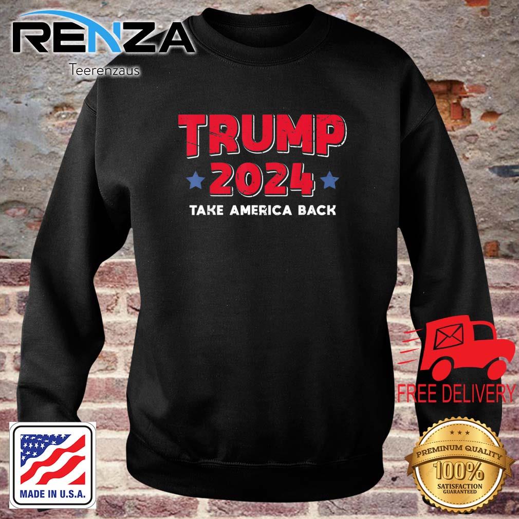 Trump 2024 Take America Back USA Vintage Apparel Trump 2024 s teerenzaus sweater den