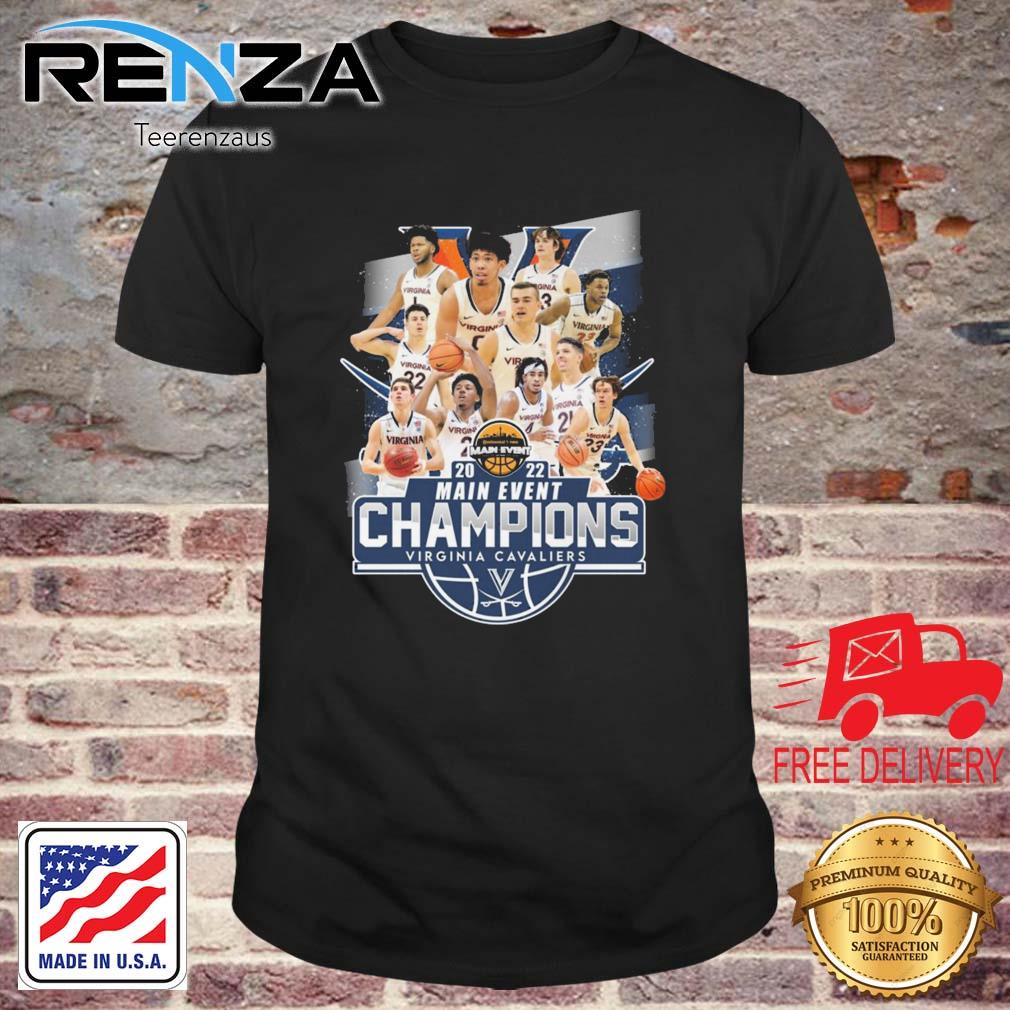 Virginia Cavaliers 2022 Main Event Champions shirt