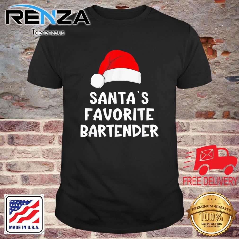 Santa's Favorite Bartender 2022 Merry Christmas sweatshirt