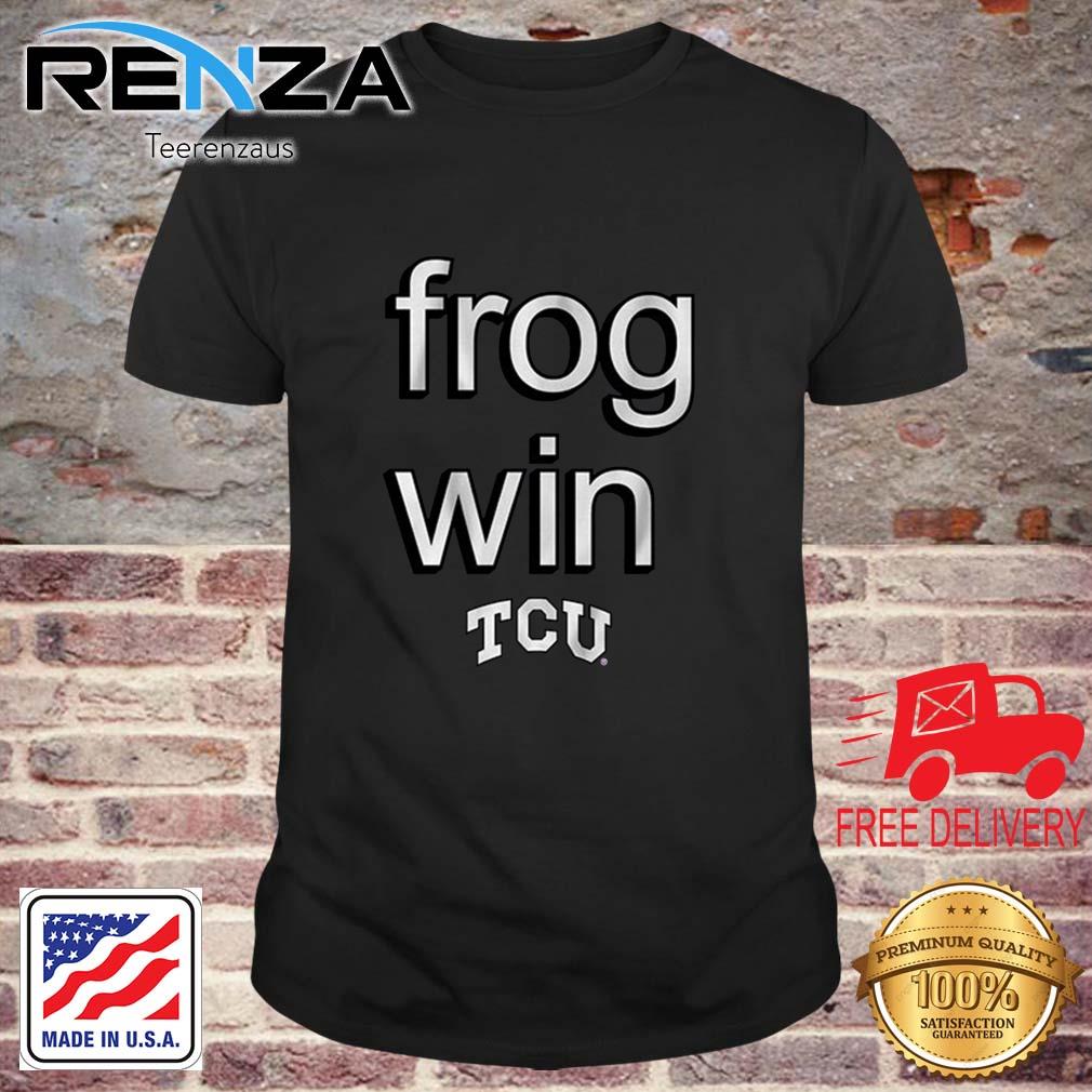 TCU Frog Win shirt